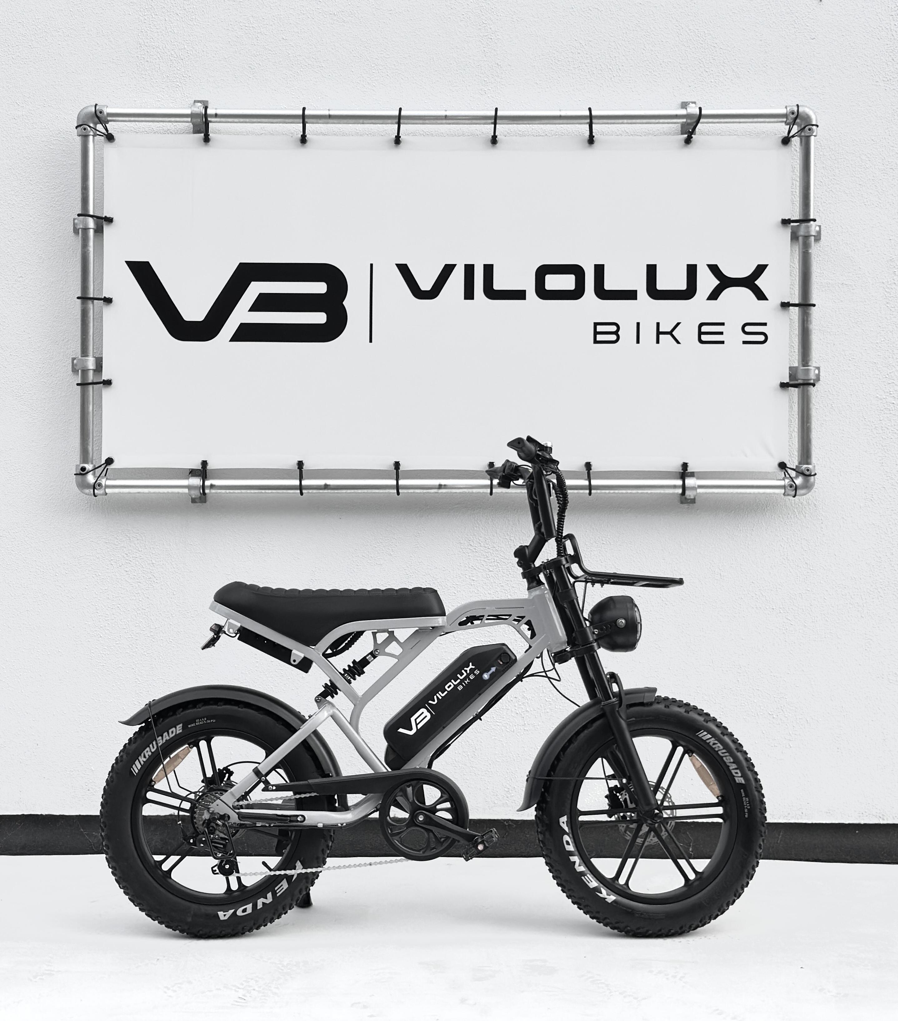 Fatbike V20 PRO met voorrek - NARDO GREY - Rijklaar geleverd 2/3