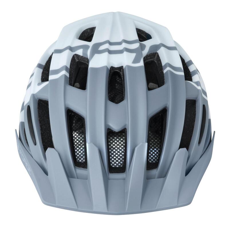 Casca Force Corella MTB Gri/Alb L-XL