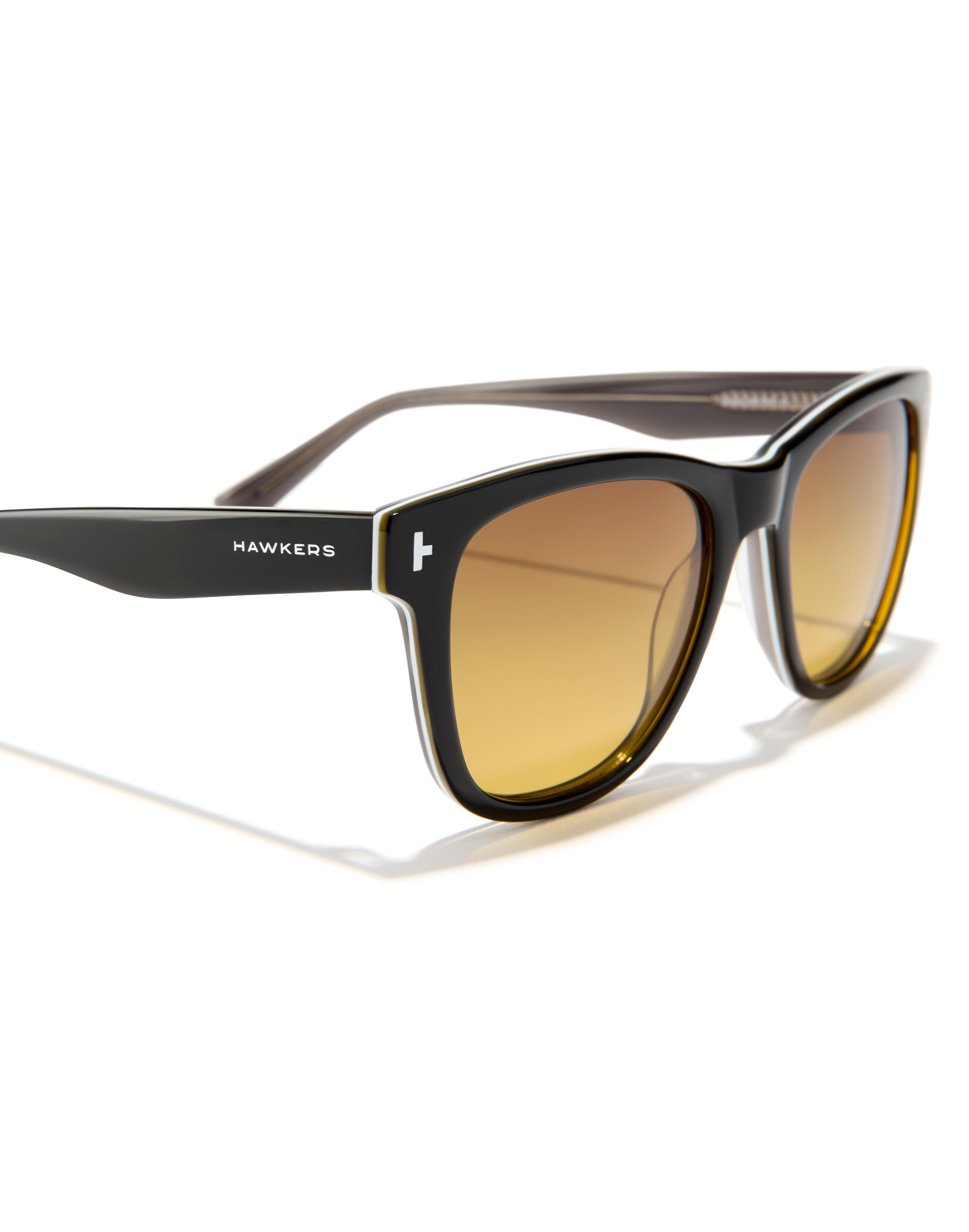 HAWKERS - Lunettes de soleil pour homme et femme ONE PAIR - DARK BROWN TOBACCO 5/6