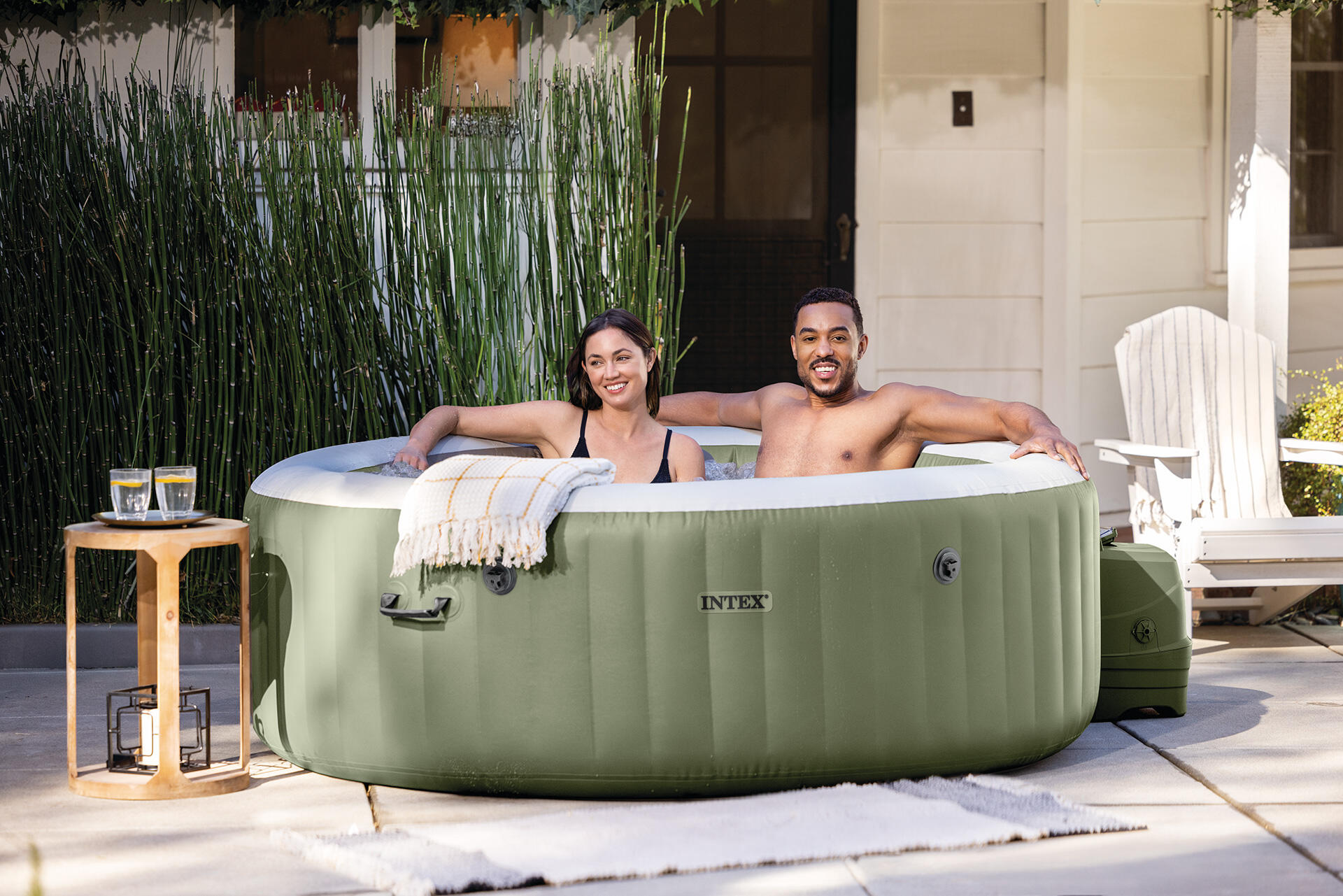 Intex PureSpa Bubble Massage 4 personnes 3/7