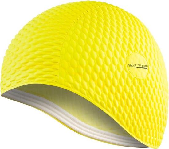 Aqua Speed - Bonnet Natation Femmes Bombastic Cheveux Longs Latex Souple
