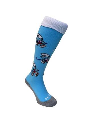 Hingly Chaussettes de sport longues Schtroumpf hockey All over