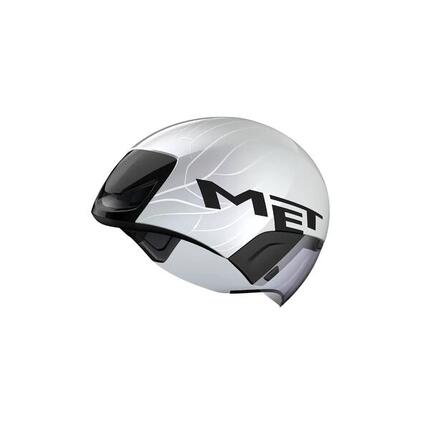 Casque MET Codatronca Blanc Argent Mat Glossy