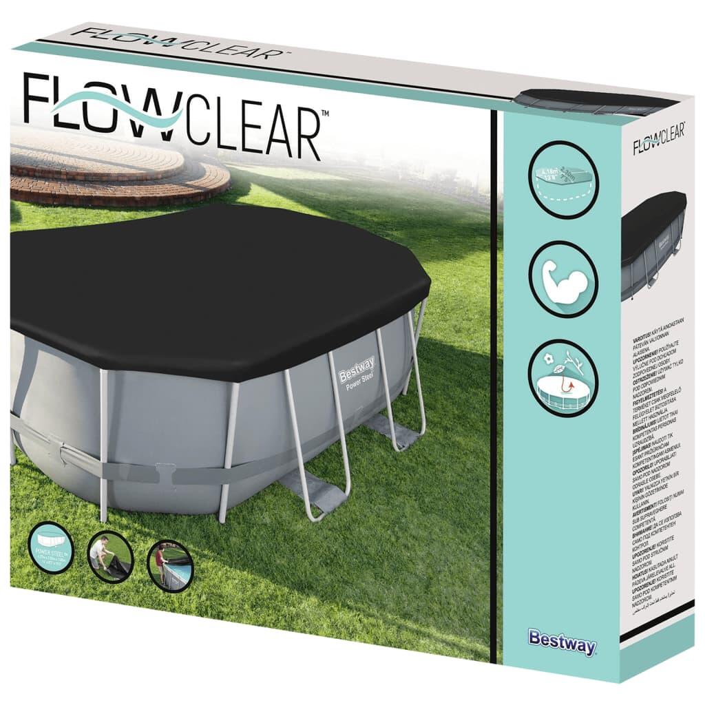 Bestway Couverture de piscine Flowclear 418x230 cm 2/3