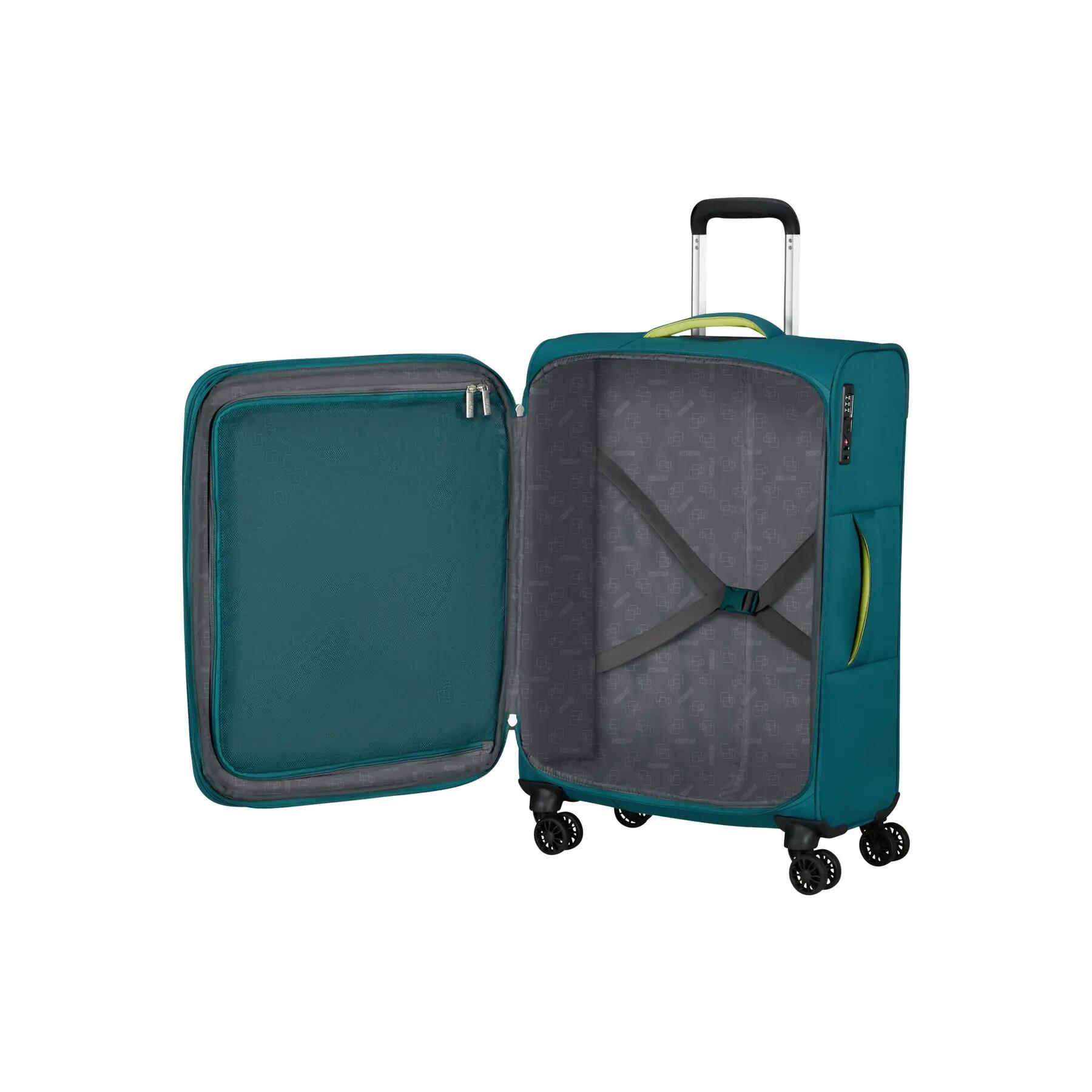 Mala de viagem de 4 rodas longa American Tourister Cloudrider M EXP TSA 5/5