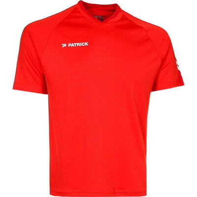Patrick dynamic shirt korte mouw heren - rood / donkerrood xl