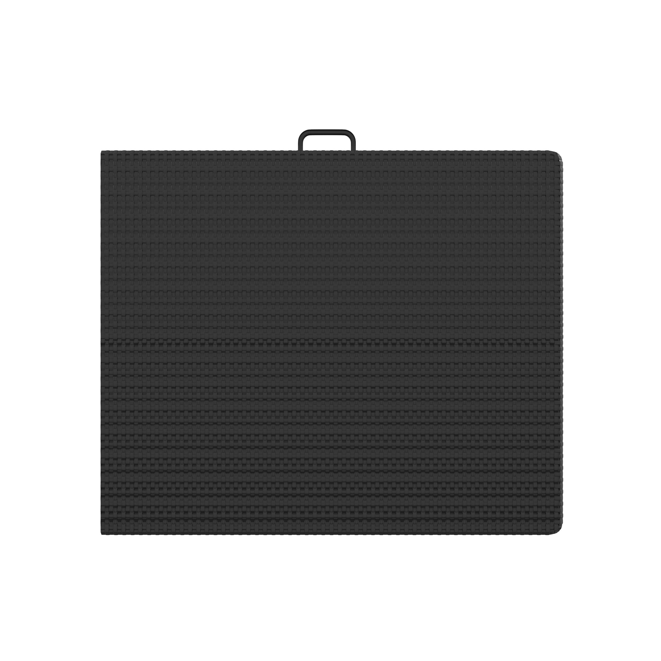 Inklapbare tafel - 180x75x72cm - stevige klaptafel - 6 tot 8 personen - zwart 2/4