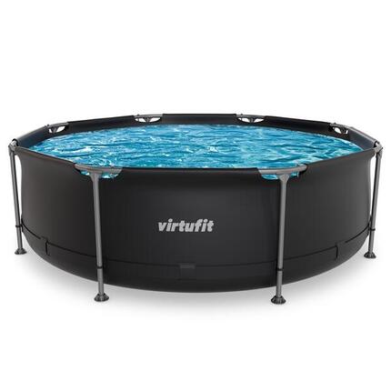 Pool - Rund - Ø244 x 76 cm - Anthrazit