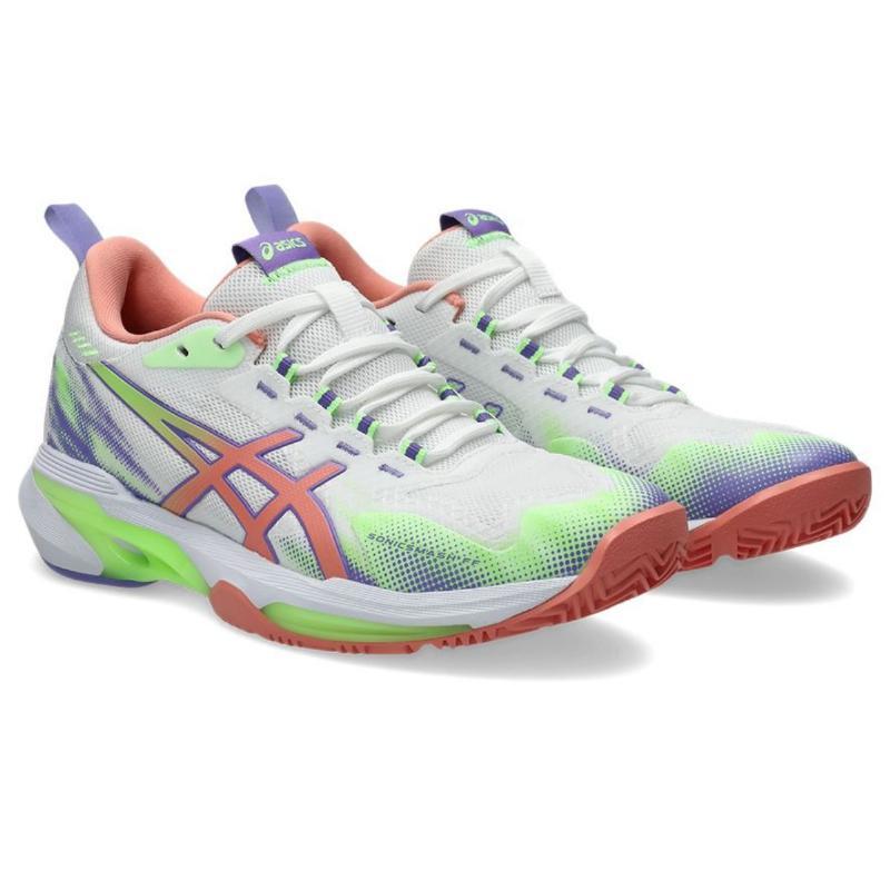 Zapatillas Asics Sonicsmash FF Blanco Rosa Mujer 4/6