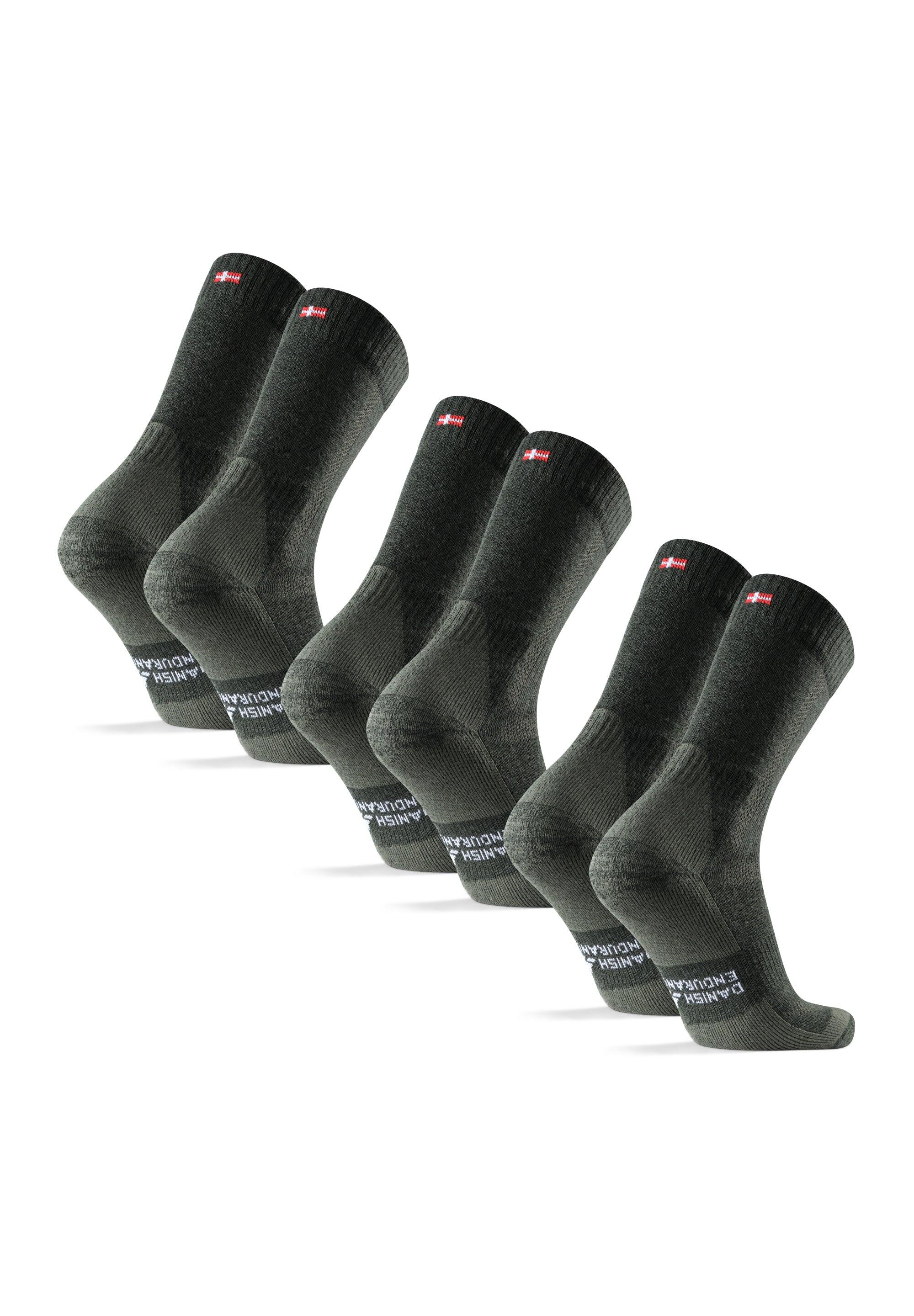 Calcetines de senderismo 3 pares Lana Merino Antiampollas Unisex 2/5