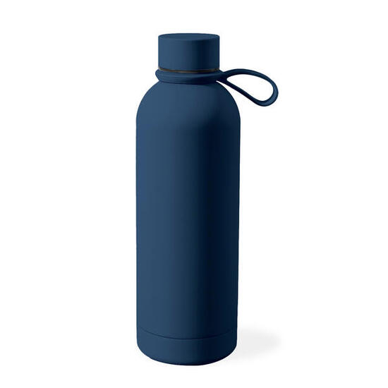 Borraccia Termica 500ml in Acciaio Inox Anti-sudore Laccio Chiusura Ermetica