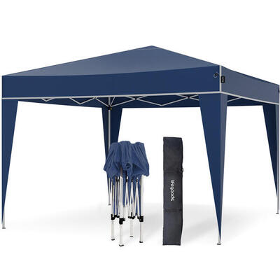 Partytent plus - opvouwbare tent - paviljoen - 3x3 m - easy up - blauw
