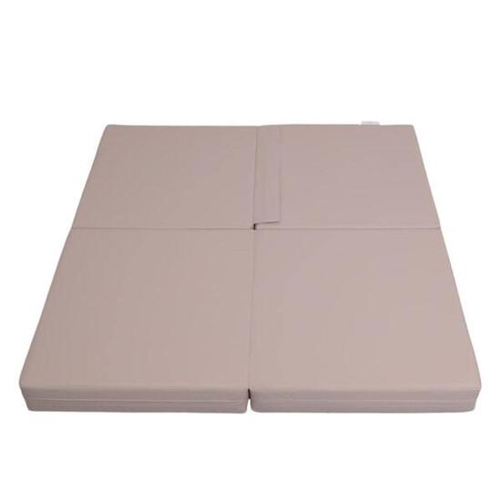 Materac Gimnastyczny Satellite Pu 100X100X10 Cm - Czteroczęściowy Beżowy