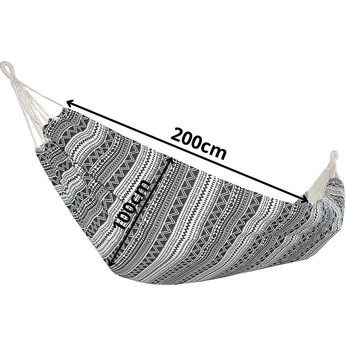 Hamak Enero 1 osobowy 200x100CM etno z pokrowcem 4/5