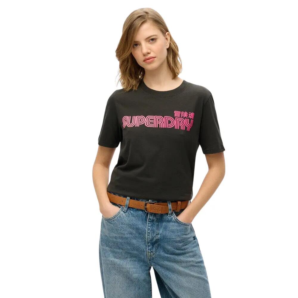 T-shirt femme Superdry Faded Core 2/6