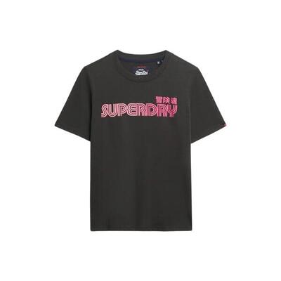Dames-t-shirt superdry faded core