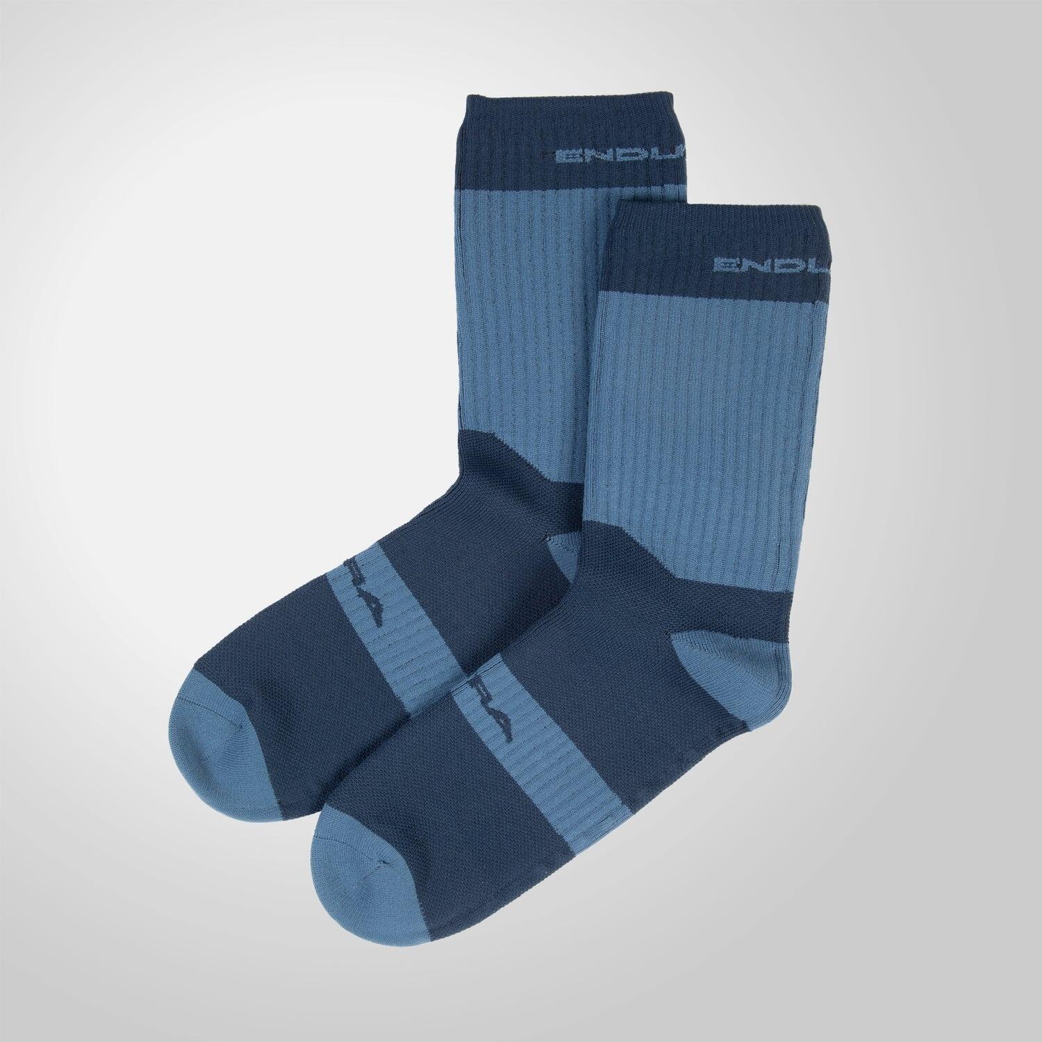 Endura Waterproof Hummvee II Socken Blau 3/5