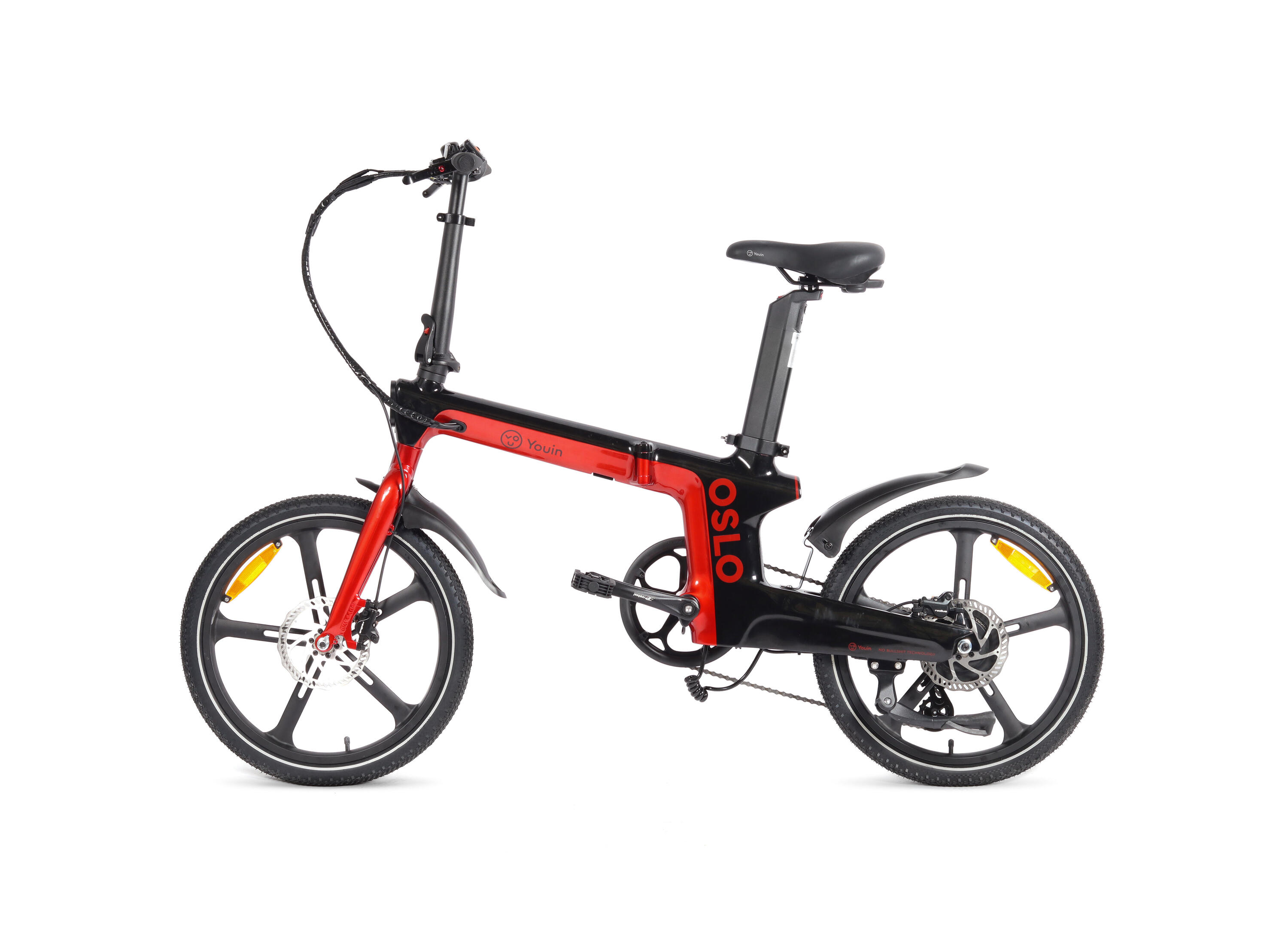 Bicicletta elettrica pieghevole urbana YOUIN Oslo BK1900 20" 250W 4/7
