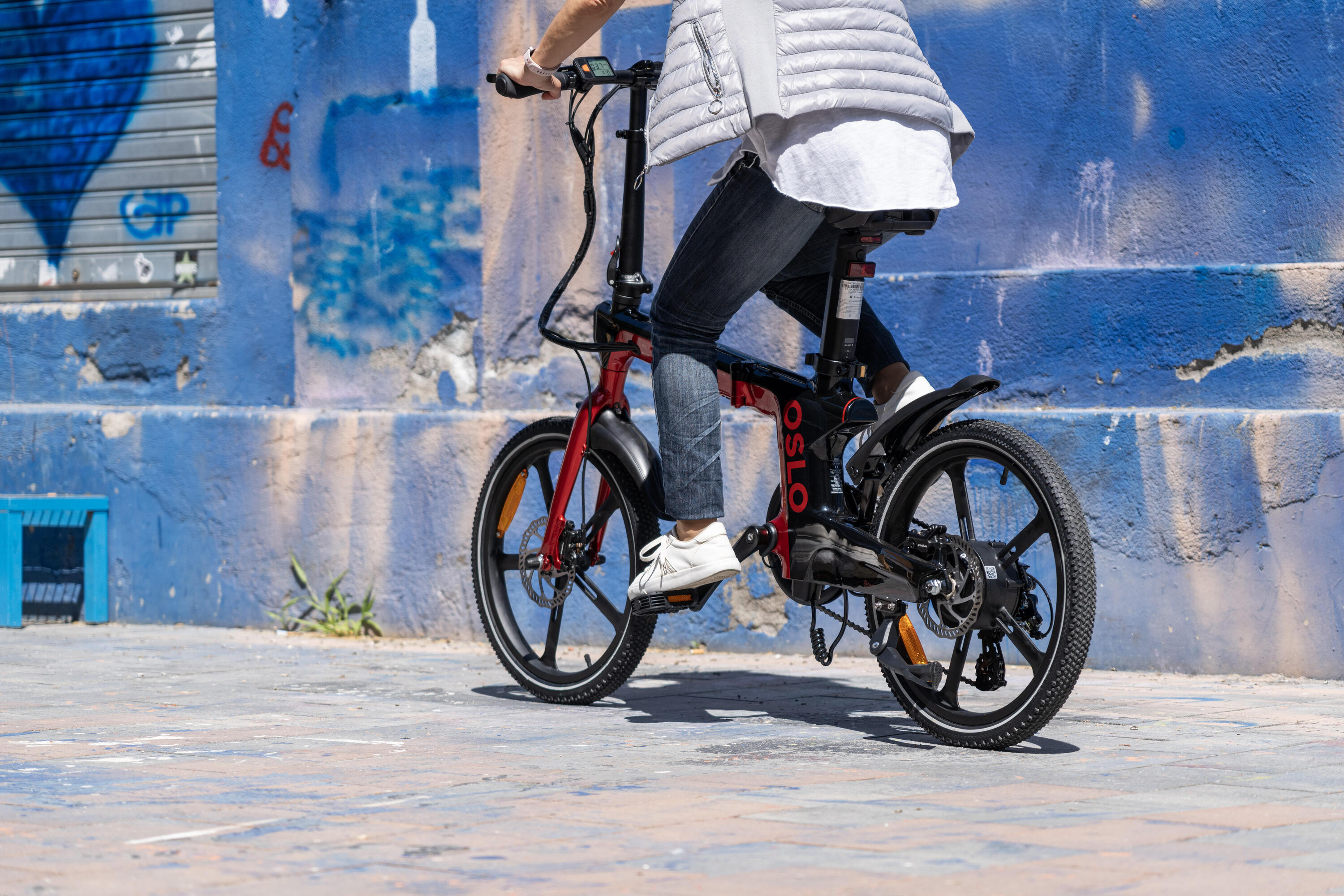 Bicicletta elettrica pieghevole urbana YOUIN Oslo BK1900 20" 250W 6/7