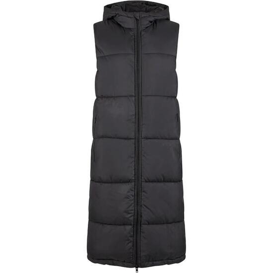 Doudoune longue sans manche à capuche femme Urban Classics