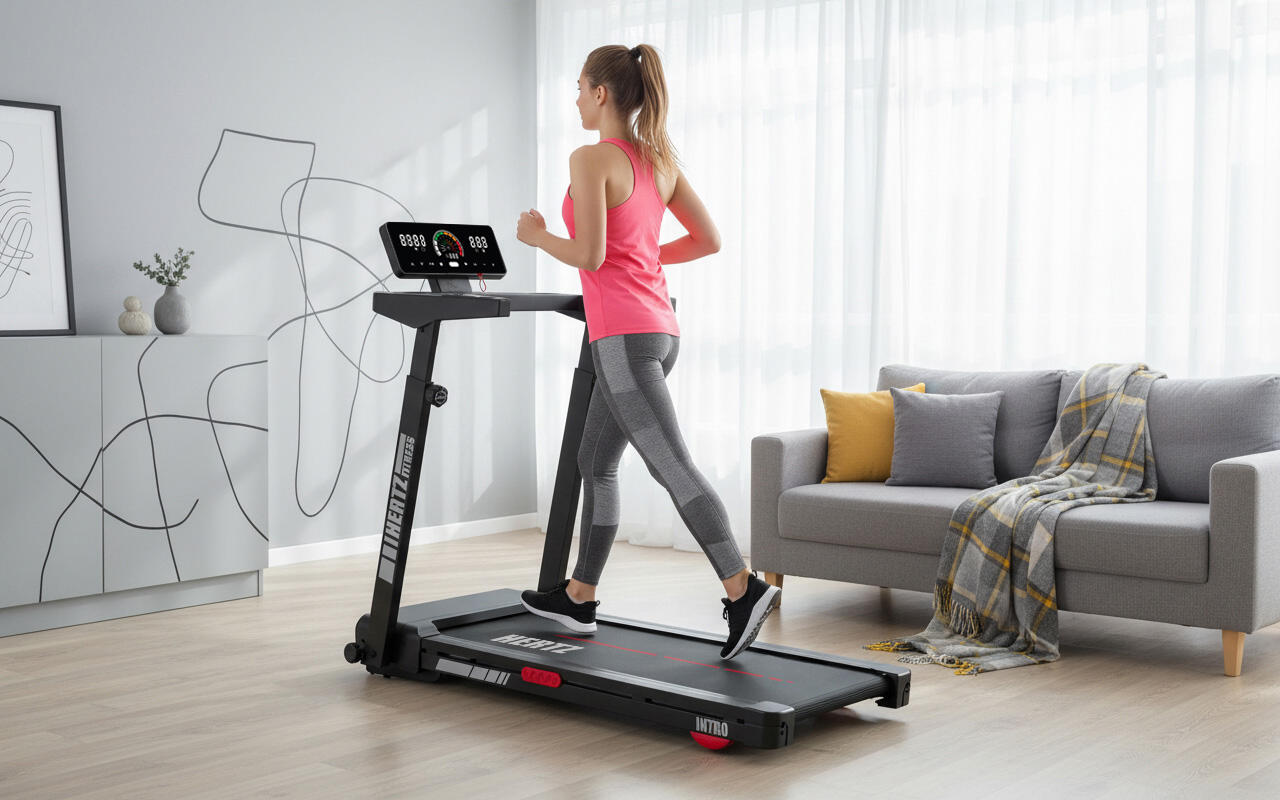 Bieżnia elektryczna Hertz Fitness INTRO - AUTOMATYCZNE NACHYLENIE 7/7