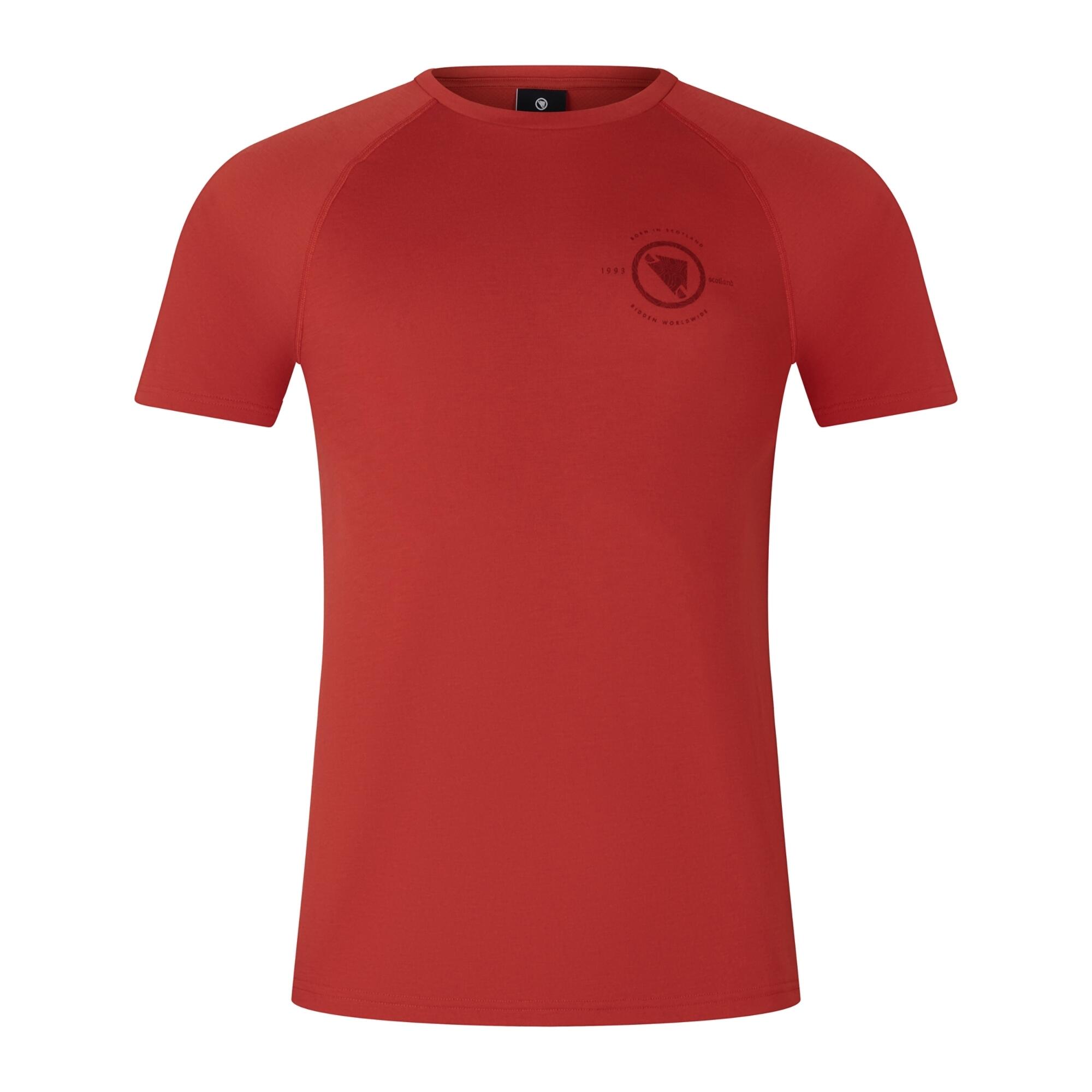 Endura Loop Tricou Tehnic Maneci Scurte Brick Red
