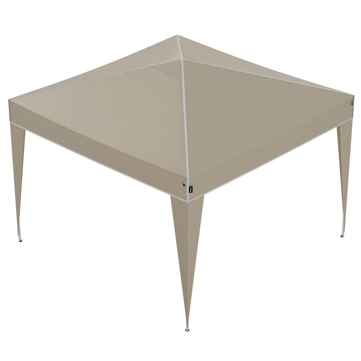 Partytent plus - opvouwbare tent - paviljoen - 3x3 m - easy up - beige 3/5