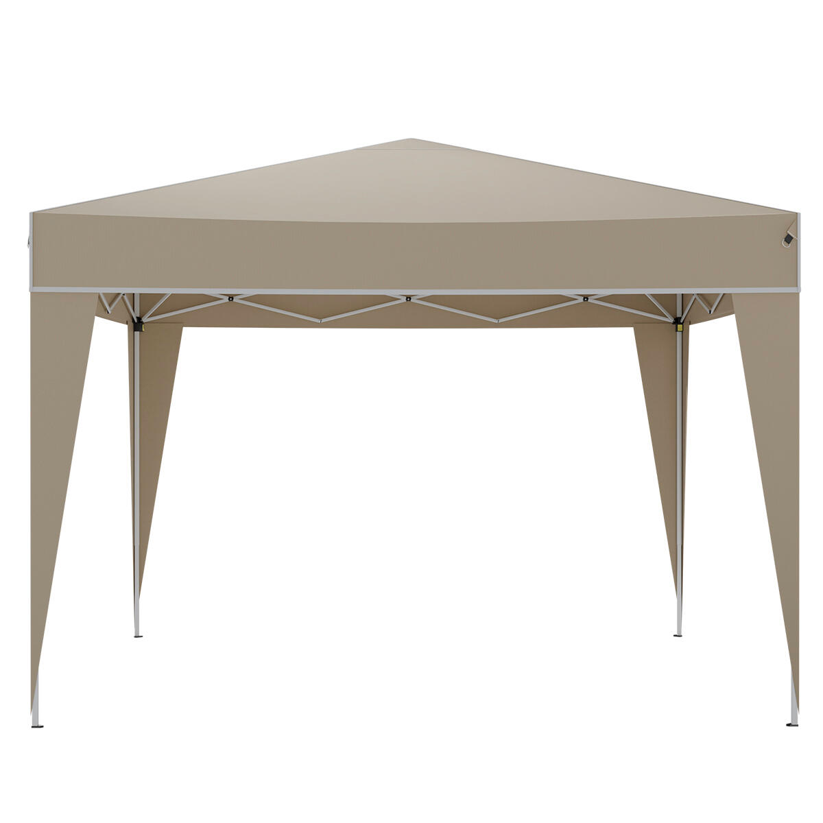 Partytent plus - opvouwbare tent - paviljoen - 3x3 m - easy up - beige 2/5