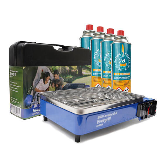 Eurocatch grill gazowy Evergrill - 4 kartusze