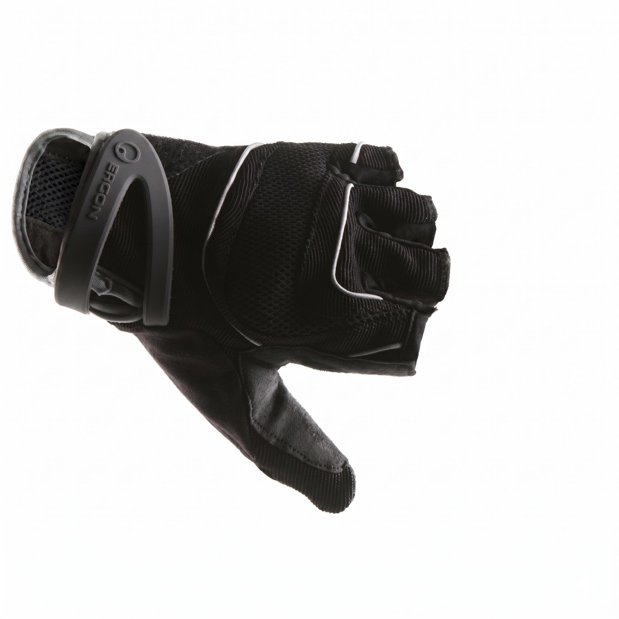 Ergon Damen Kurzfinger Handschuhe HT1-W, Schwarz 2/4