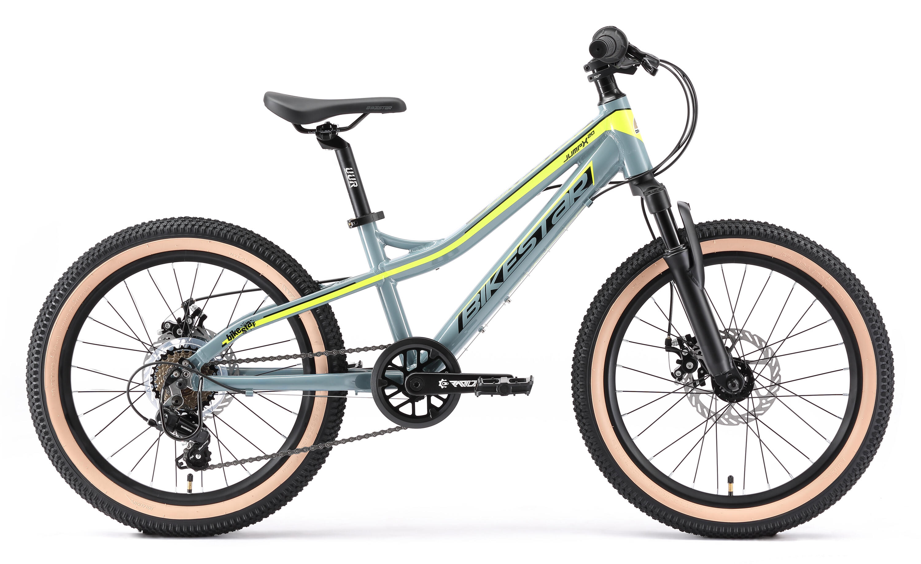 MTB 20" aluminium, Kinderrad 6 Jahre, hardtail, 21 Gang, Scheibenbremse 2/7