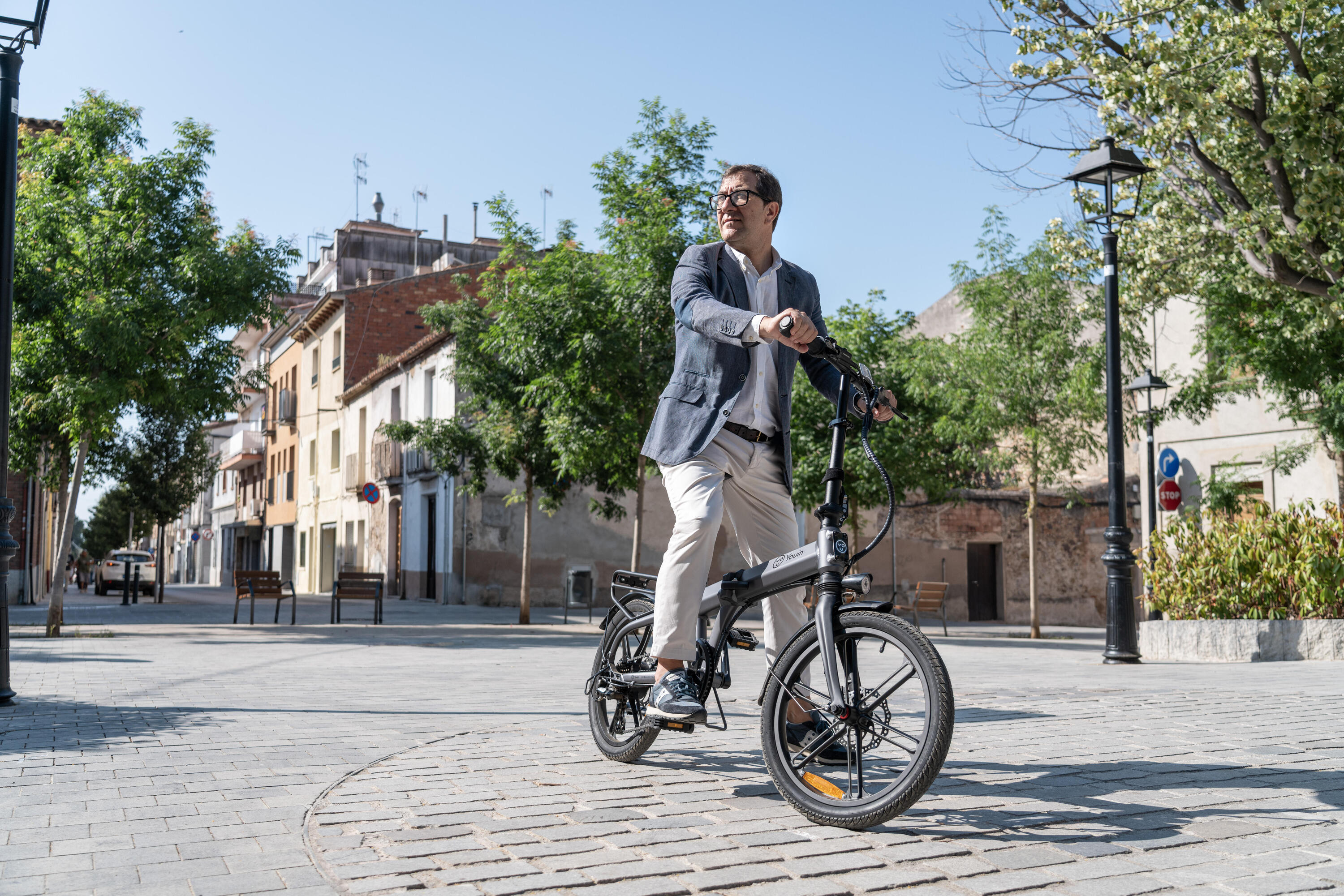 Bicicleta elétrica dobrável FAT YOUIN Prague BK1800 20" 250W 60km 5/7