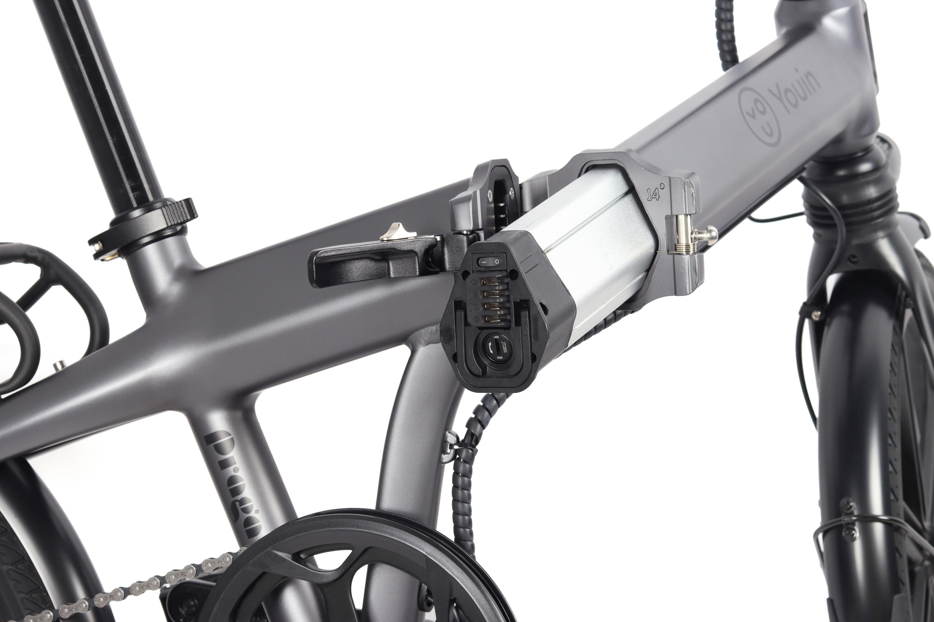 Bicicleta elétrica dobrável FAT YOUIN Prague BK1800 20" 250W 60km 4/7