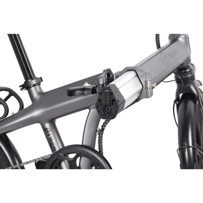 Bicicletă Electrică Youin BK1800 PRAGA Gri
