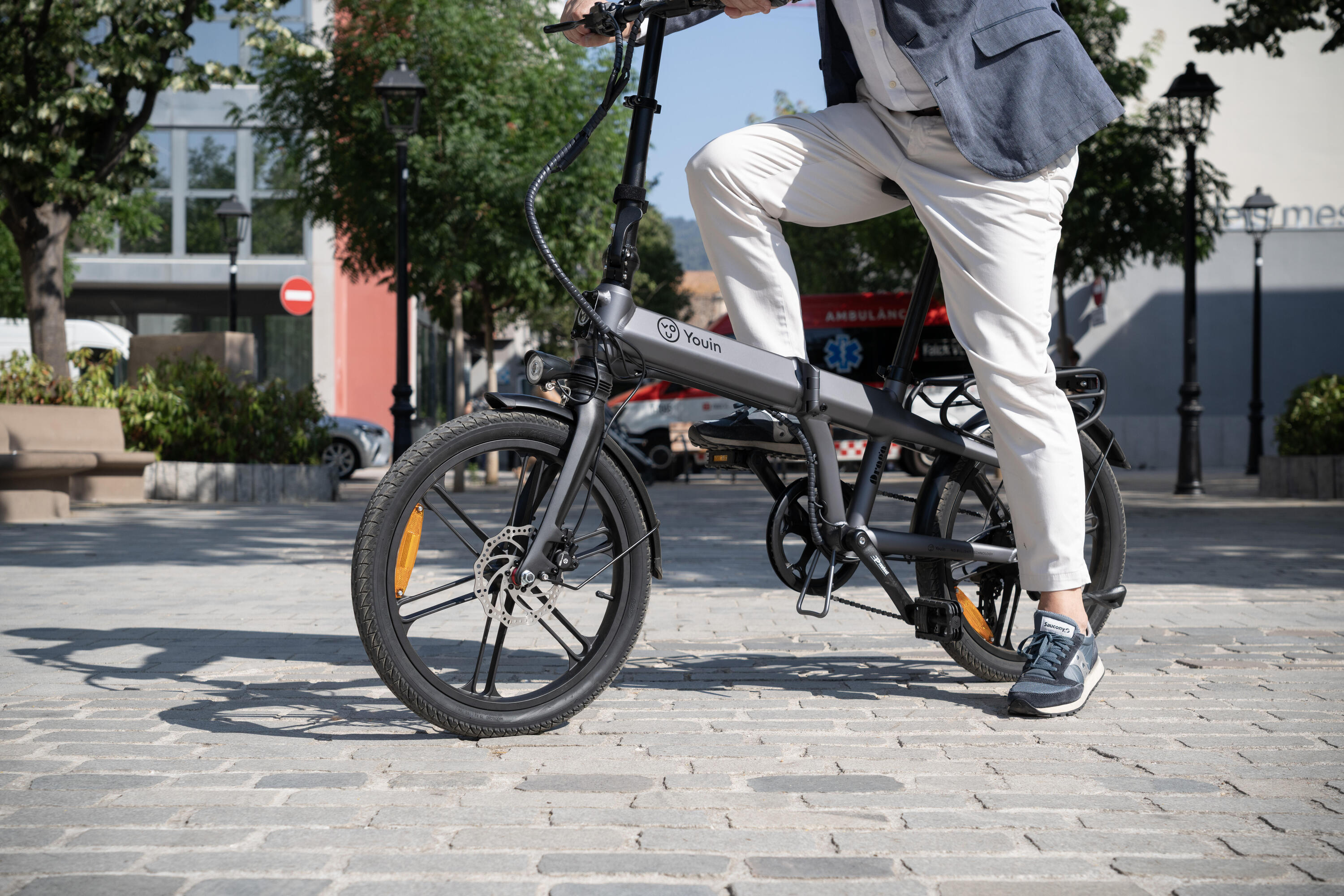 Bicicleta elétrica dobrável FAT YOUIN Prague BK1800 20" 250W 60km 6/7