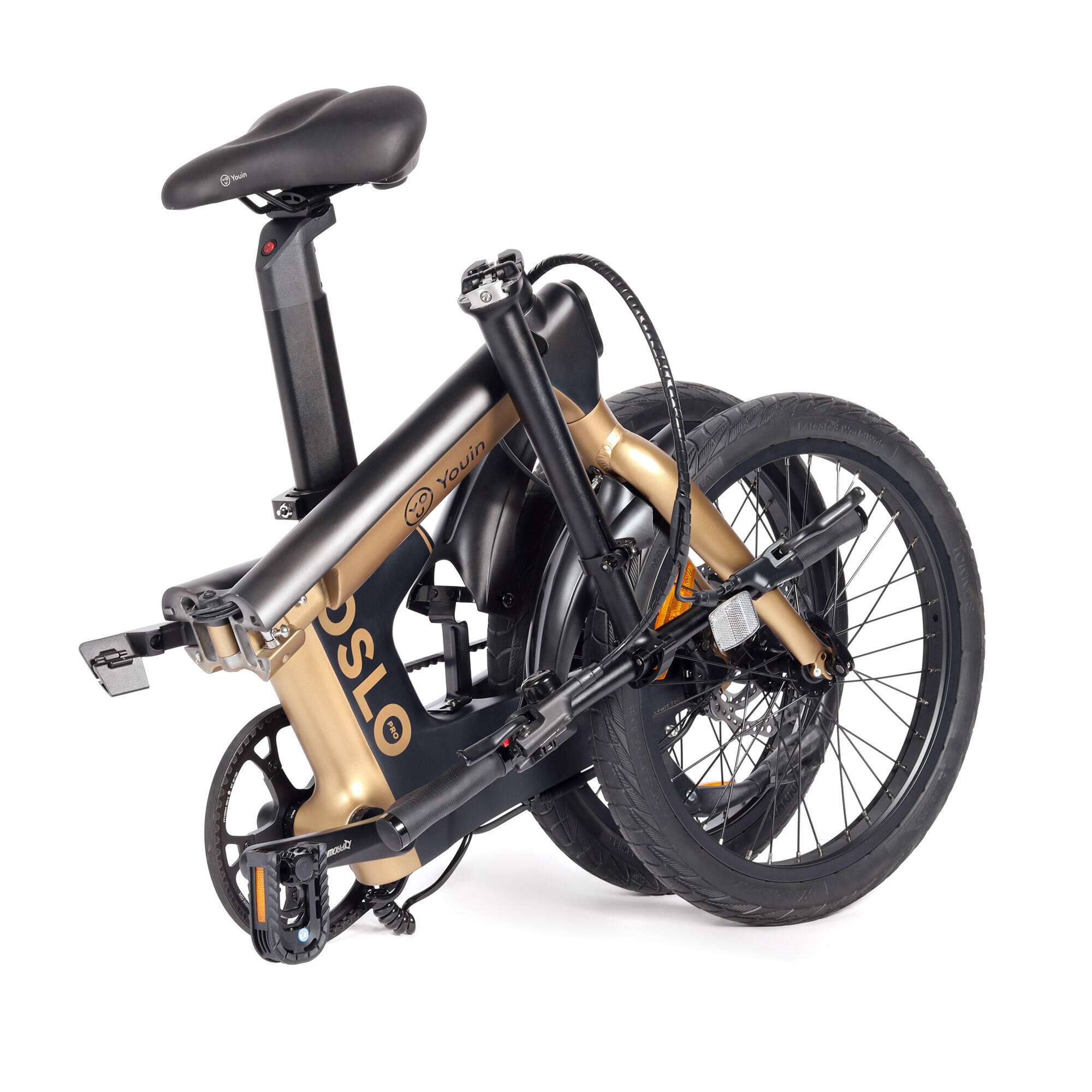 Bicicletta elettrica pieghevole YOUIN Oslo Pro BK1950 20" 250W 2/7