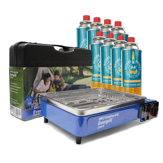 Eurocatch grill gazowy Evergrill - 8 kartuszy