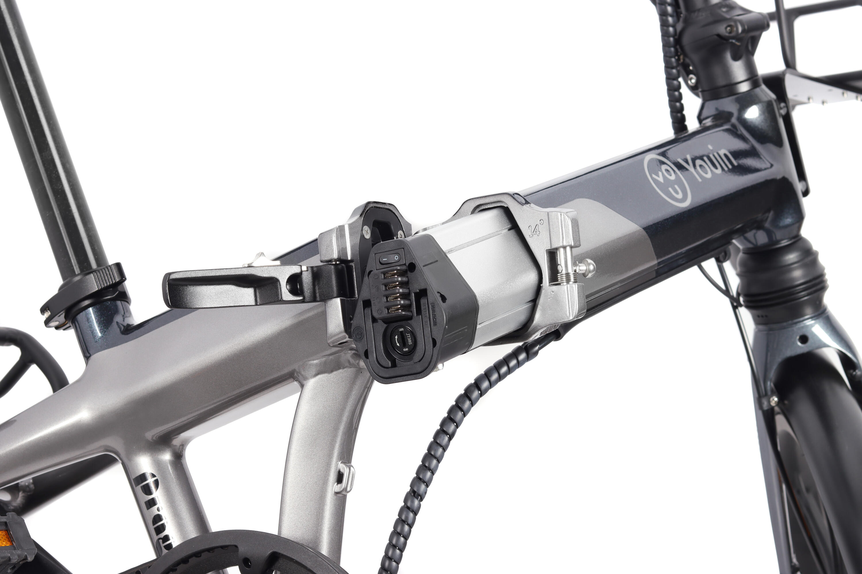 Bicicletta elettrica pieghevole FAT YOUIN Praga Pro BK1850 20" 250W 60km 5/7