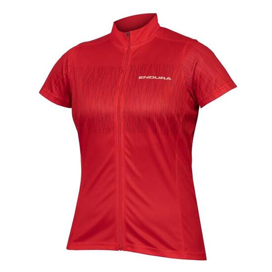 Damen Kurzarm-Trikot Mit Durchgehendem Frontreißverschluss