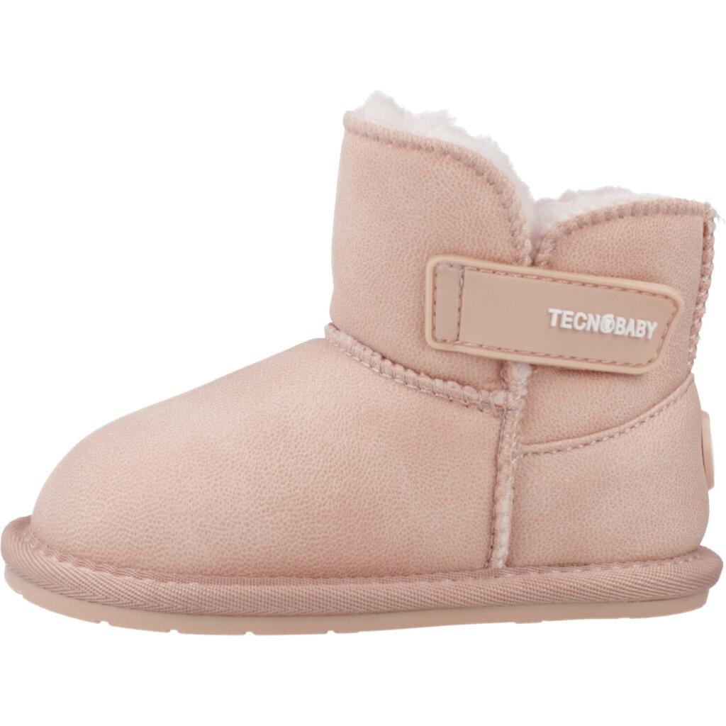 Botas de bebés estilo australianas con forro y diseño respetuoso Rosa 2/5