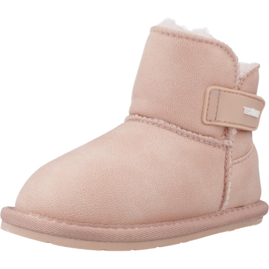 Botas de bebés estilo australianas con forro y diseño respetuoso Rosa 1/5
