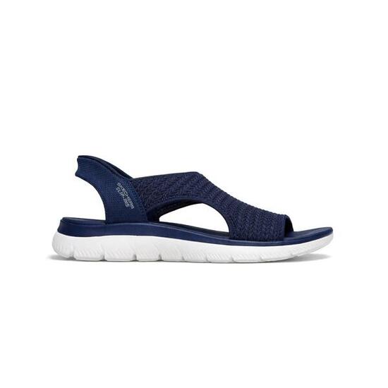 Sandalia Mujer Skechers Slip-ins Summits Sweetly Evol Azul