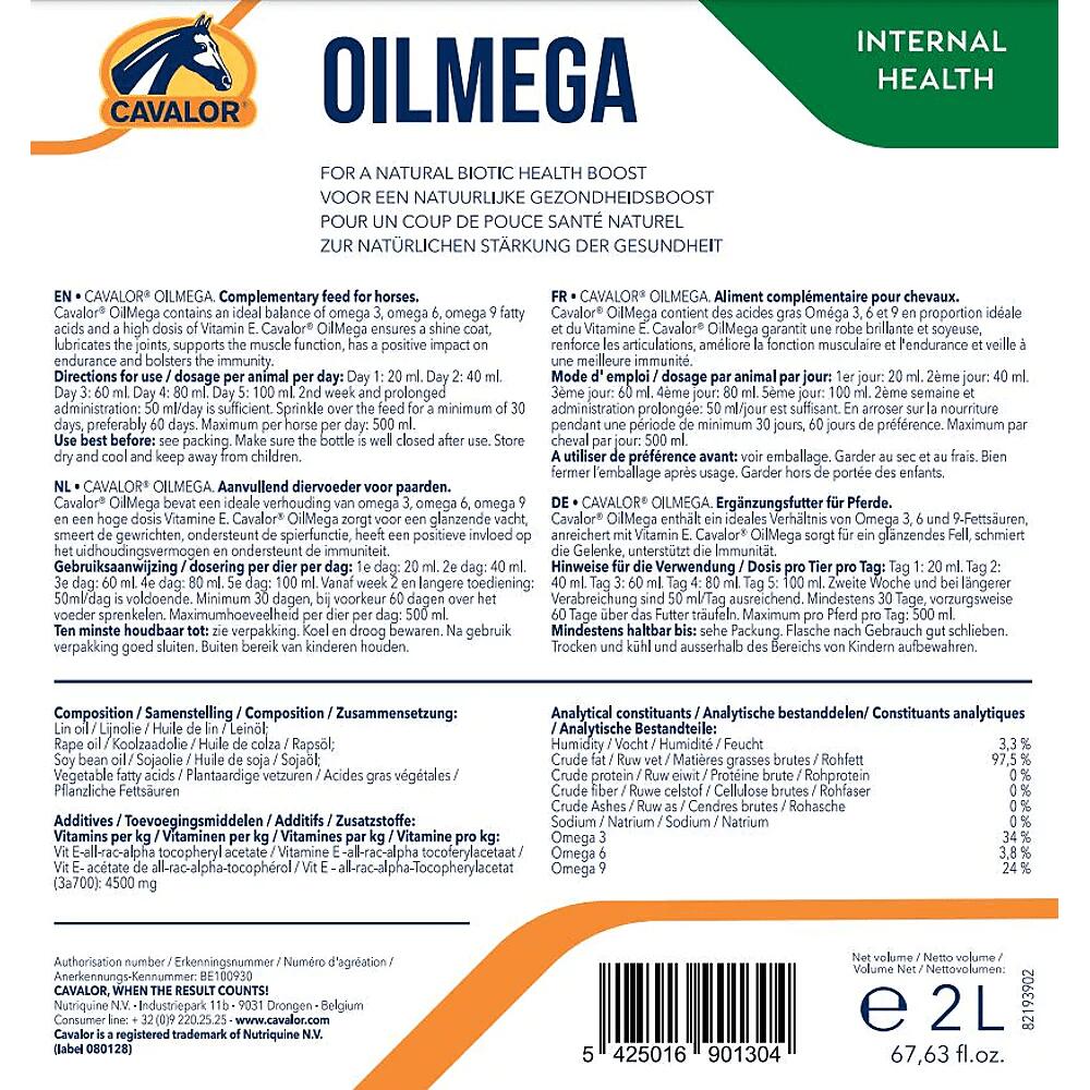 Cavalor Oilmega Kleurloos - 3/3
