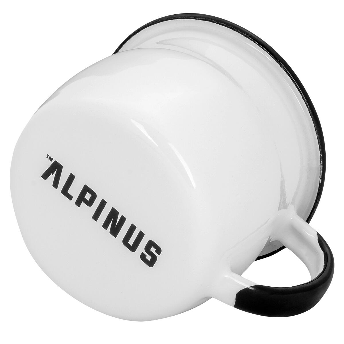 Kubek emaliowany Alpinus ryś biały 0,28 l 2/5