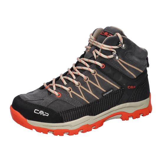 Chaussures de randonnée pour enfants RIGEL MID, en cuir imperméable