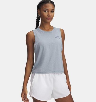 Haut d'entraînement femme Rush Energy Crop Tank Under Armour