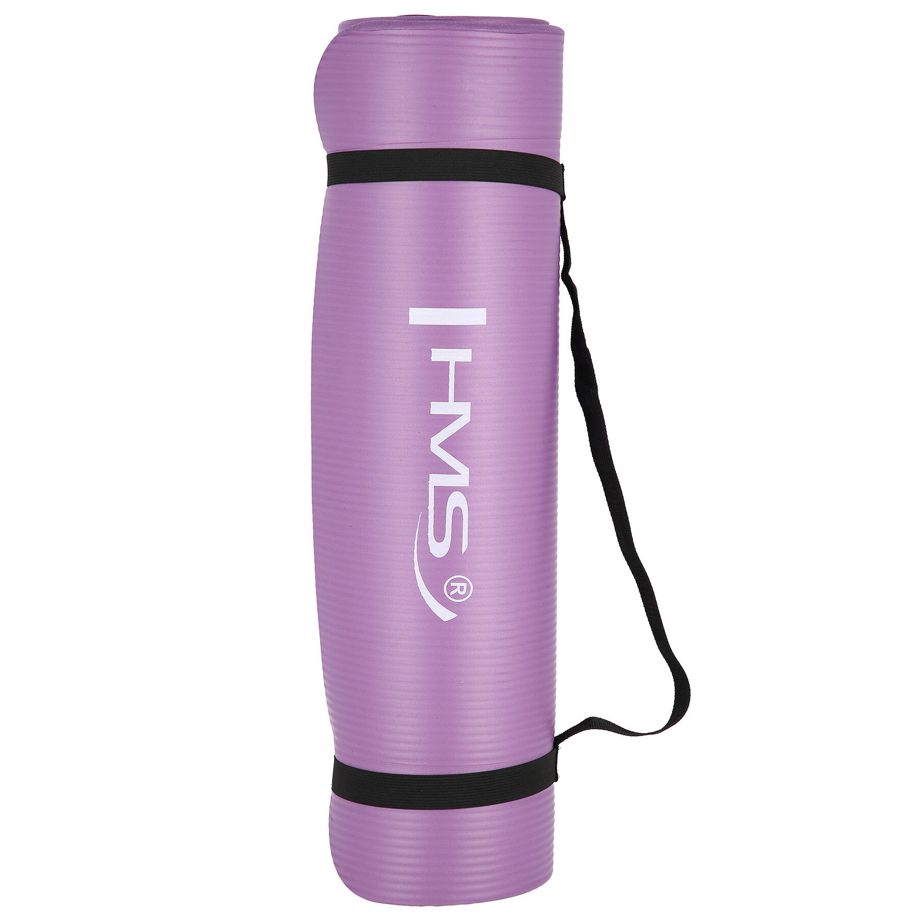 Tapis yoga 10 mm NBR antidérapant avec sangles HMS YM03 5/7
