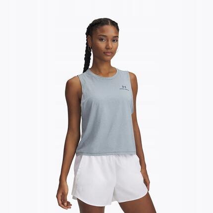 Haut d'entraînement femme Rush Energy Crop Tank Under Armour