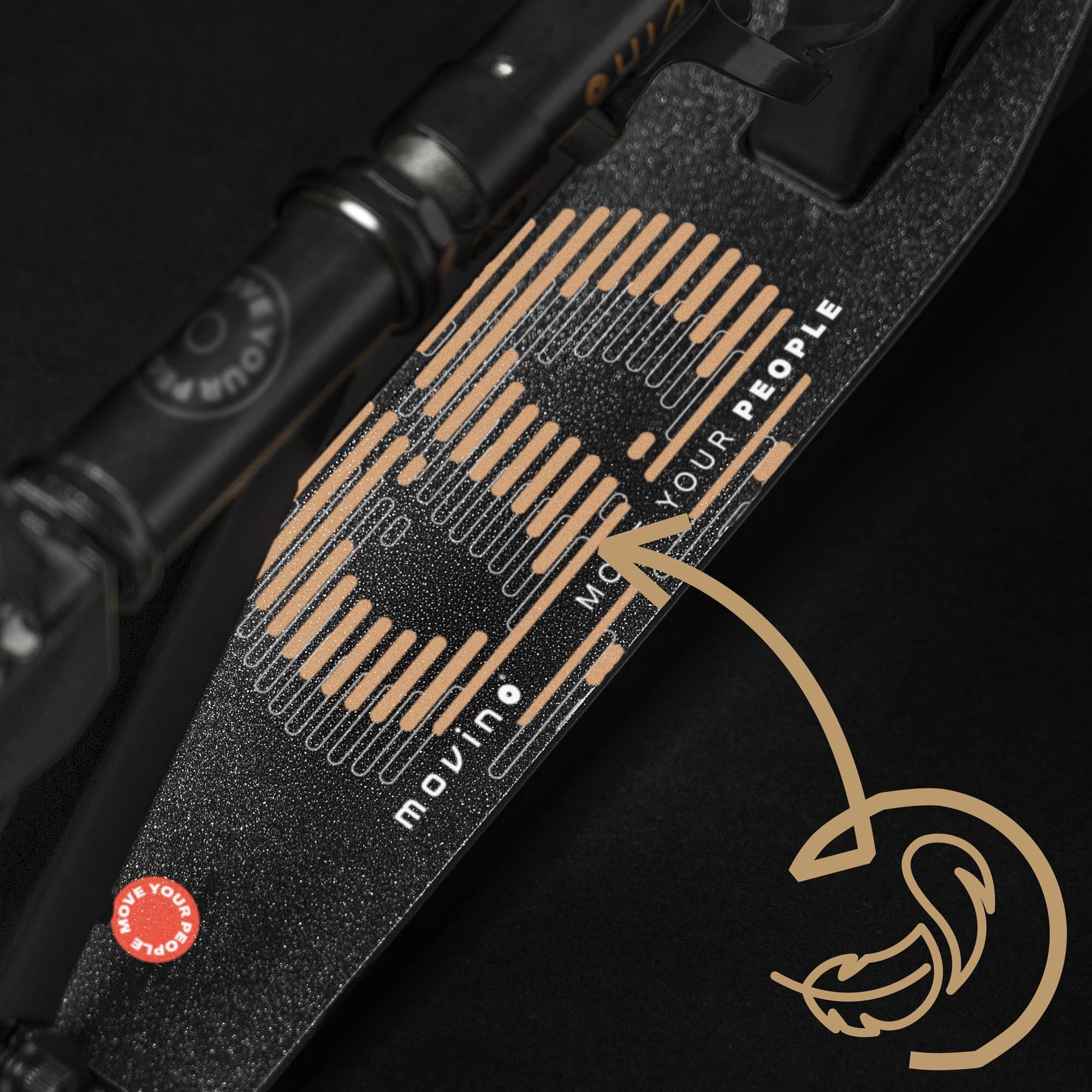 Patinete urbano para niños, jóvenes y adultos Movino Infinity Gold 4617 6/8