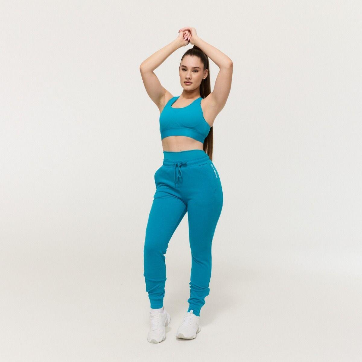 Donna fitness pantaloni della tuta vita alta Aquamarine Limitless 4/7
